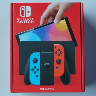 ニンテンドースイッチ(Nintendo Switch)のニンテンドースイッチ 有機EL 本体 ネオンブルー/レッド  新品 未開封(家庭用ゲーム機本体)