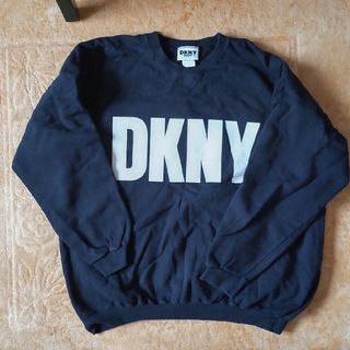 ダナキャランニューヨーク(DKNY)の90s DKNY USA製 希少美品（ダナキャランジーンズ）トレーナー/ネイビー(パーカー)