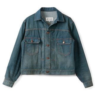 マルタンマルジェラ(Maison Martin Margiela)のメゾン マルジェラ/MAISON MARGIELA ジャケット アパレル メンズ SPORTSJACKET デニムジャケット VINTAGE BLUE 2024年春夏新作 S50AM0613-S30876-961(Gジャン/デニムジャケット)