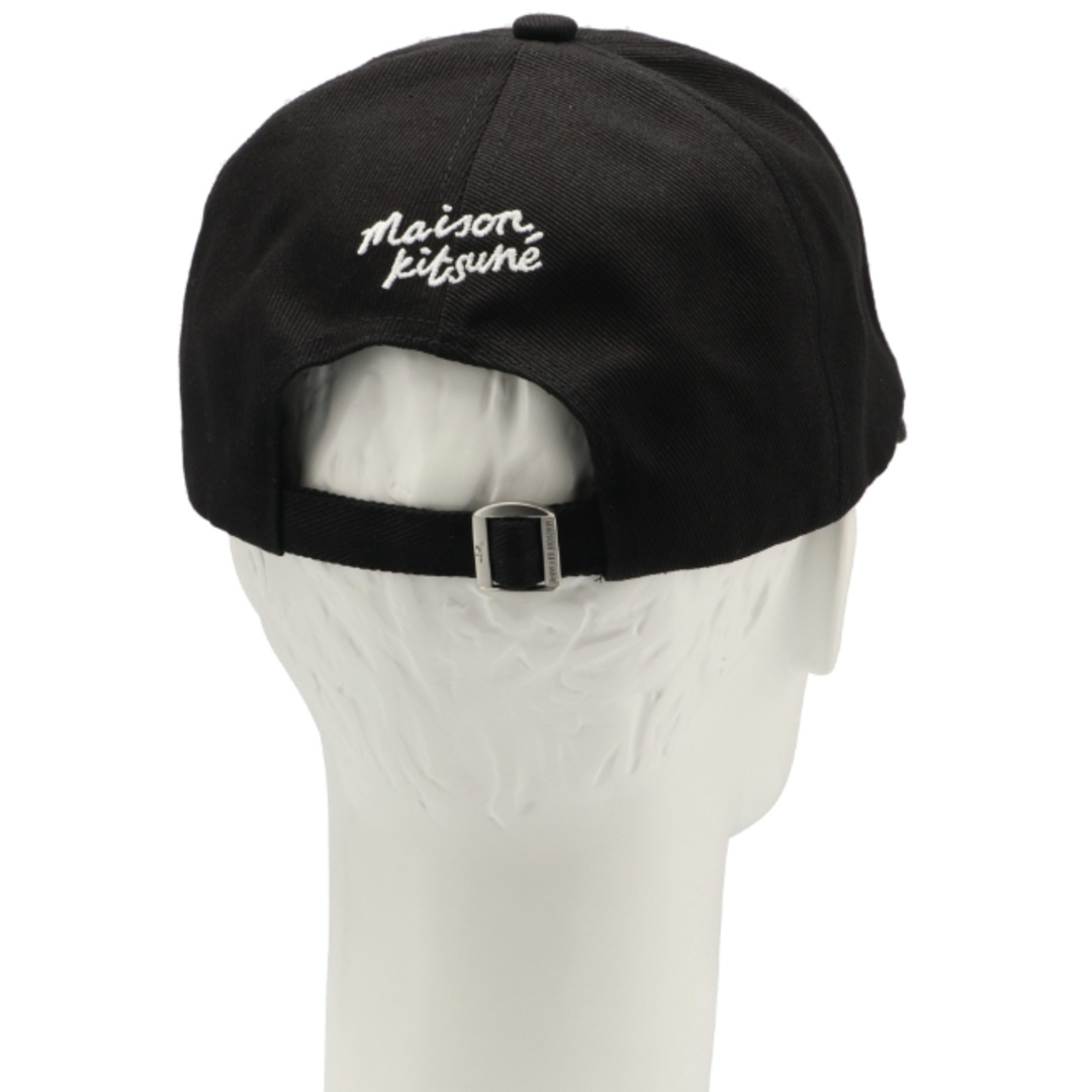 MAISON KITSUNE'(メゾンキツネ)のメゾンキツネ/MAISON KITSUNE 帽子 メンズ LARGE FOX HEAD 6P CAP キャップ BLACK 2024年春夏新作 MM06103WW0096-0001-P199 メンズの帽子(キャップ)の商品写真