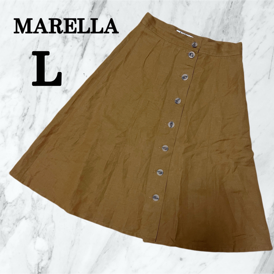 MARELLA マレーラ　フレアスカート　季節フリー　イタリア　大きいサイズ レディースのスカート(ロングスカート)の商品写真