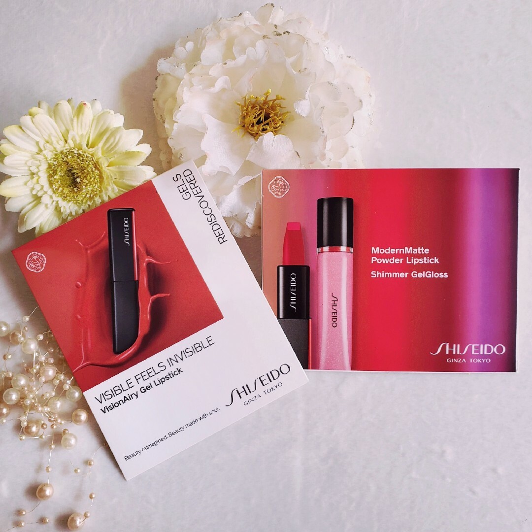 SHISEIDO (資生堂)(シセイドウ)の資生堂 / 口紅サンプル 2点セット コスメ/美容のベースメイク/化粧品(口紅)の商品写真