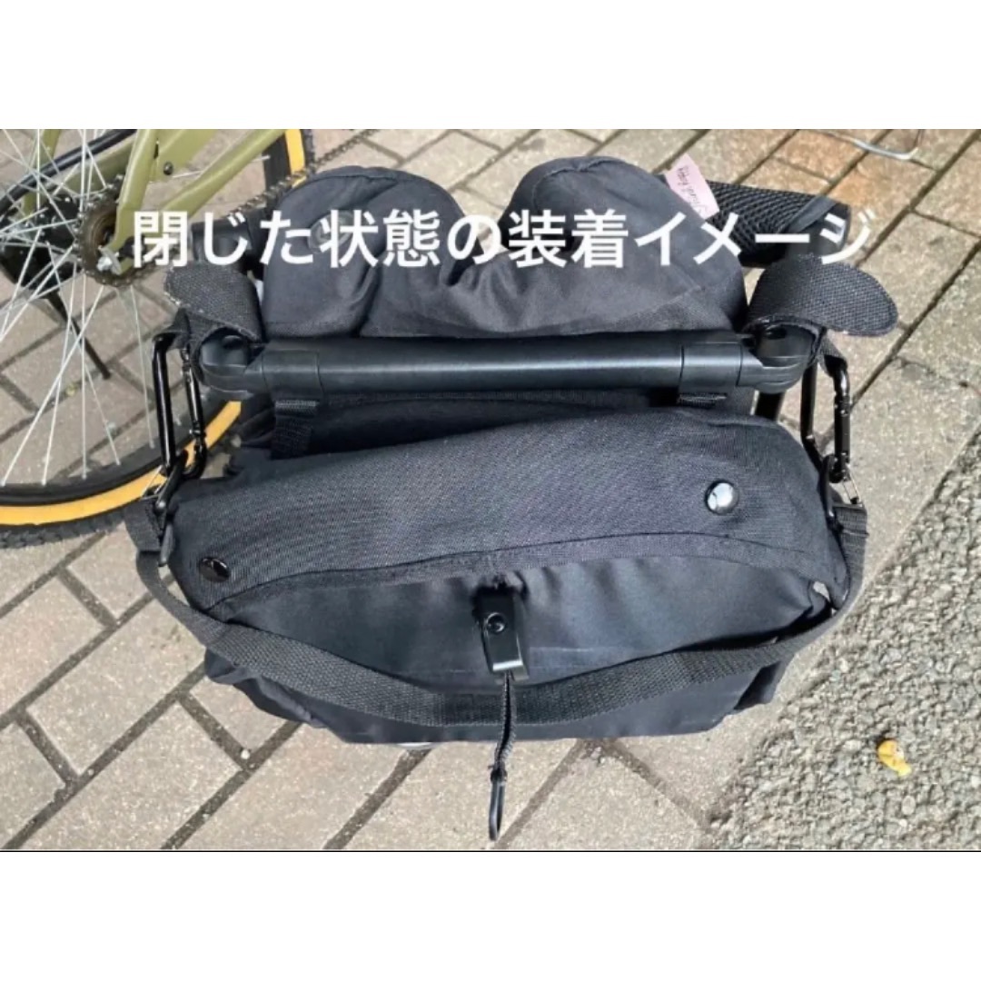 cybex(サイベックス)の【新品/即日発送】ベビーカー　肩がけベルト(ショルダーベルト) オールブラック キッズ/ベビー/マタニティの外出/移動用品(ベビーカー/バギー)の商品写真