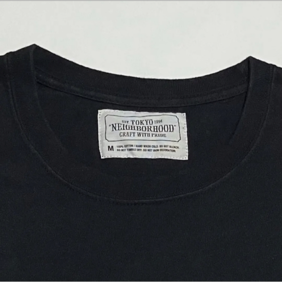 NEIGHBORHOOD(ネイバーフッド)の【希少】NEIGHBORHOOD×VANS　コラボTシャツ　ブランドロゴ　袖ロゴ メンズのトップス(Tシャツ/カットソー(半袖/袖なし))の商品写真