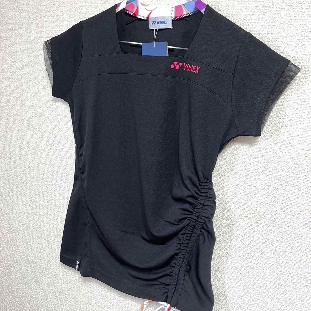 YONEX(ヨネックス)の新品 ヨネックス S レディース ゲームシャツ シャツ ウェア 半袖 YONEX スポーツ/アウトドアのテニス(ウェア)の商品写真