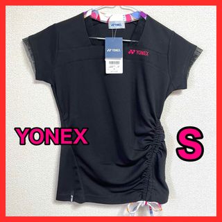 ヨネックス(YONEX)の新品 ヨネックス S レディース ゲームシャツ シャツ ウェア 半袖 YONEX(ウェア)