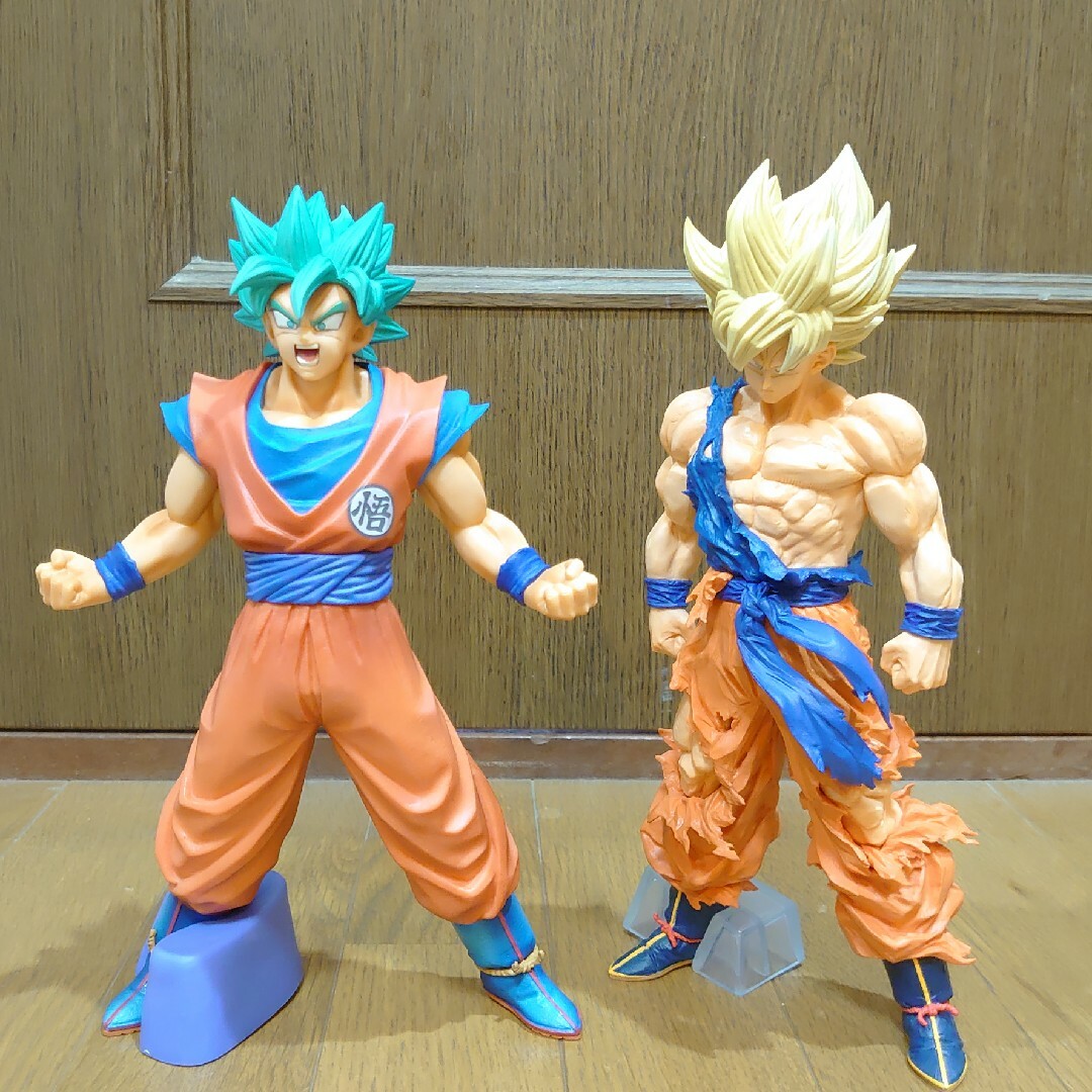 ドラゴンボール 一番くじ 孫悟空 フィギュア ブルー 超サイヤ人 バラ売り不可 エンタメ/ホビーのフィギュア(アニメ/ゲーム)の商品写真