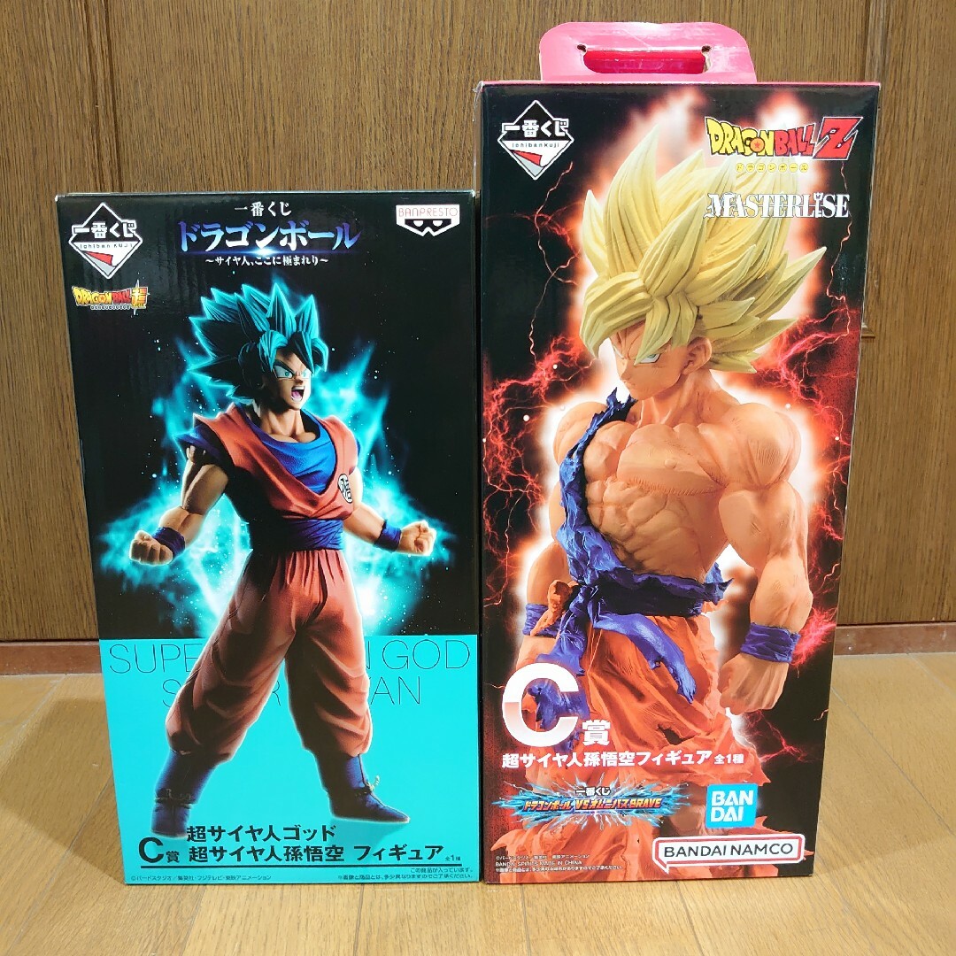 ドラゴンボール 一番くじ 孫悟空 フィギュア ブルー 超サイヤ人 バラ売り不可 エンタメ/ホビーのフィギュア(アニメ/ゲーム)の商品写真