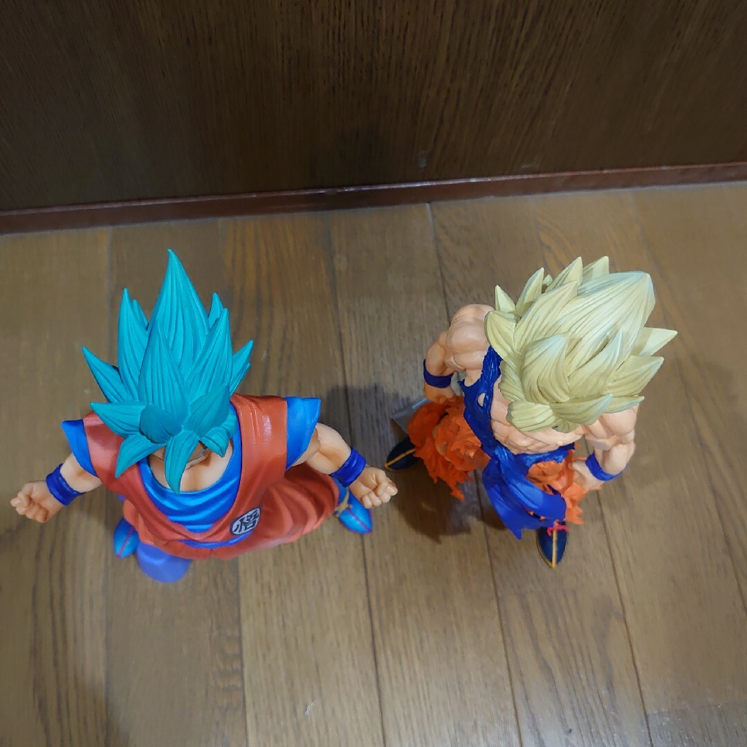 ドラゴンボール 一番くじ 孫悟空 フィギュア ブルー 超サイヤ人 バラ売り不可 エンタメ/ホビーのフィギュア(アニメ/ゲーム)の商品写真