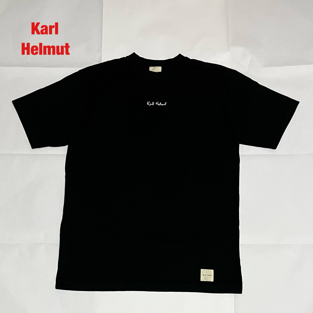 Karl Helmut(カールヘルム)の【人気】Karl Helmut　カールヘルム　ロゴTシャツ　両面プリント メンズのトップス(Tシャツ/カットソー(半袖/袖なし))の商品写真