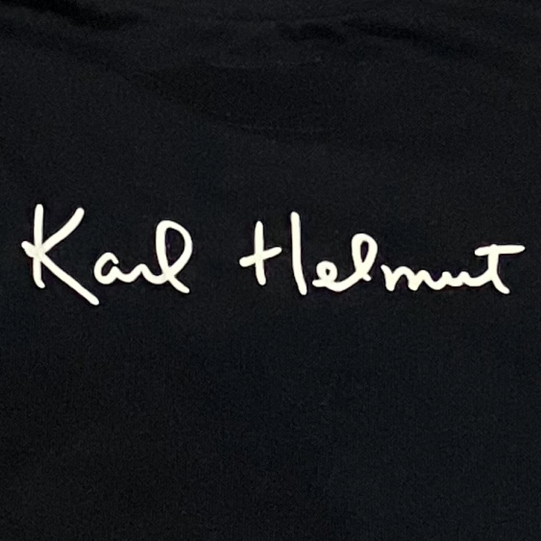 Karl Helmut(カールヘルム)の【人気】Karl Helmut　カールヘルム　ロゴTシャツ　両面プリント メンズのトップス(Tシャツ/カットソー(半袖/袖なし))の商品写真