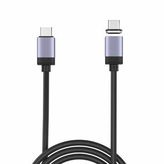 USB-C Type C マグネット充電ケーブル USB2.0 11PIN ナイ(PC周辺機器)