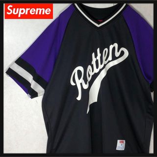 シュプリーム(Supreme)の【人気デザイン】シュプリーム ベースボールシャツ ナンバーロゴ ビックロゴ(Tシャツ/カットソー(半袖/袖なし))