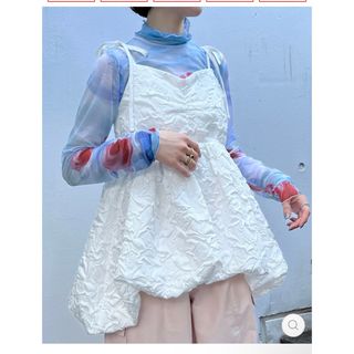 BALLOON CAMI TUNIC (WHITE)(チュニック)