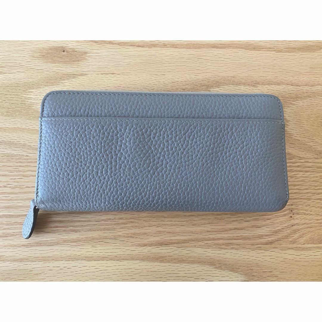 本牛革長財布　Blue gray レディースのファッション小物(財布)の商品写真