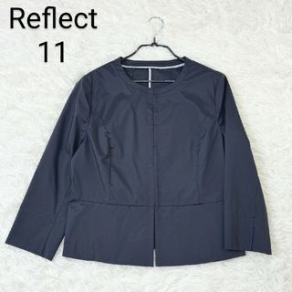 リフレクト(ReFLEcT)のReflectジャケット紺色(ノーカラージャケット)