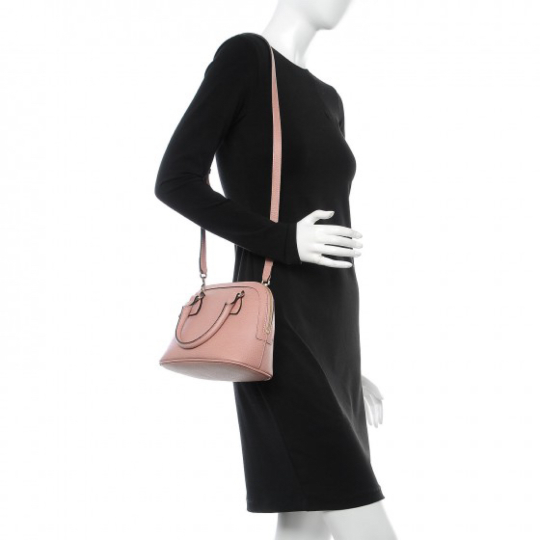 Gucci(グッチ)の極美品 GUCCI インターロッキング 2wayハンドバッグ ピンク レディースのバッグ(ショルダーバッグ)の商品写真
