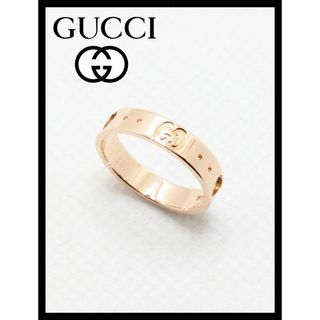 グッチ(Gucci)のほぼ新品✨ GUCCIグッチ アイコンアモールK18PG Au750 リング指輪(リング(指輪))