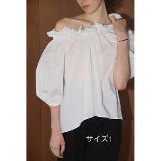 CLANE - CLANE クラネ 2WAY PUFF NECK TOPS