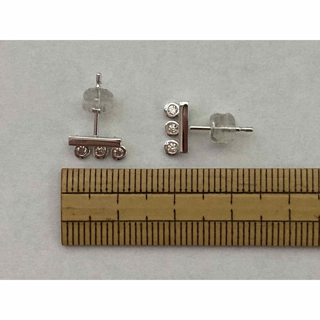 ESTNATION(エストネーション)の美品　hirotaka ヒロタカ　マラケシュ　ピアス　k10 WG ペアセット レディースのアクセサリー(ピアス)の商品写真