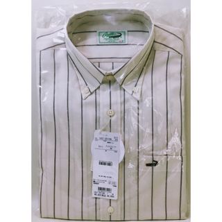 クロコダイル(Crocodile)の【新品未開封品】クロコダイル☆長袖ストライプシャツ　ベージュ　ナチュラルステッチ(Tシャツ/カットソー(七分/長袖))