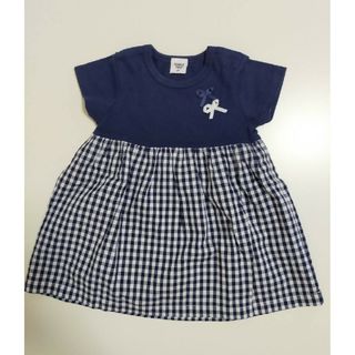 アカチャンホンポ(アカチャンホンポ)の赤ちゃん本舗 キッズ ワンピース 紺 80 女の子 ベビー 服 子供 半袖(ワンピース)