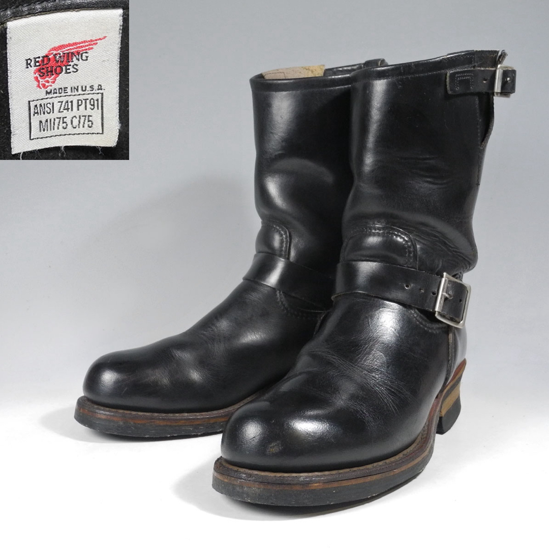 REDWING(レッドウィング)のPT91刺繍羽タグ2268エンジニアブーツ黒9268 2966 PT83 メンズの靴/シューズ(ブーツ)の商品写真