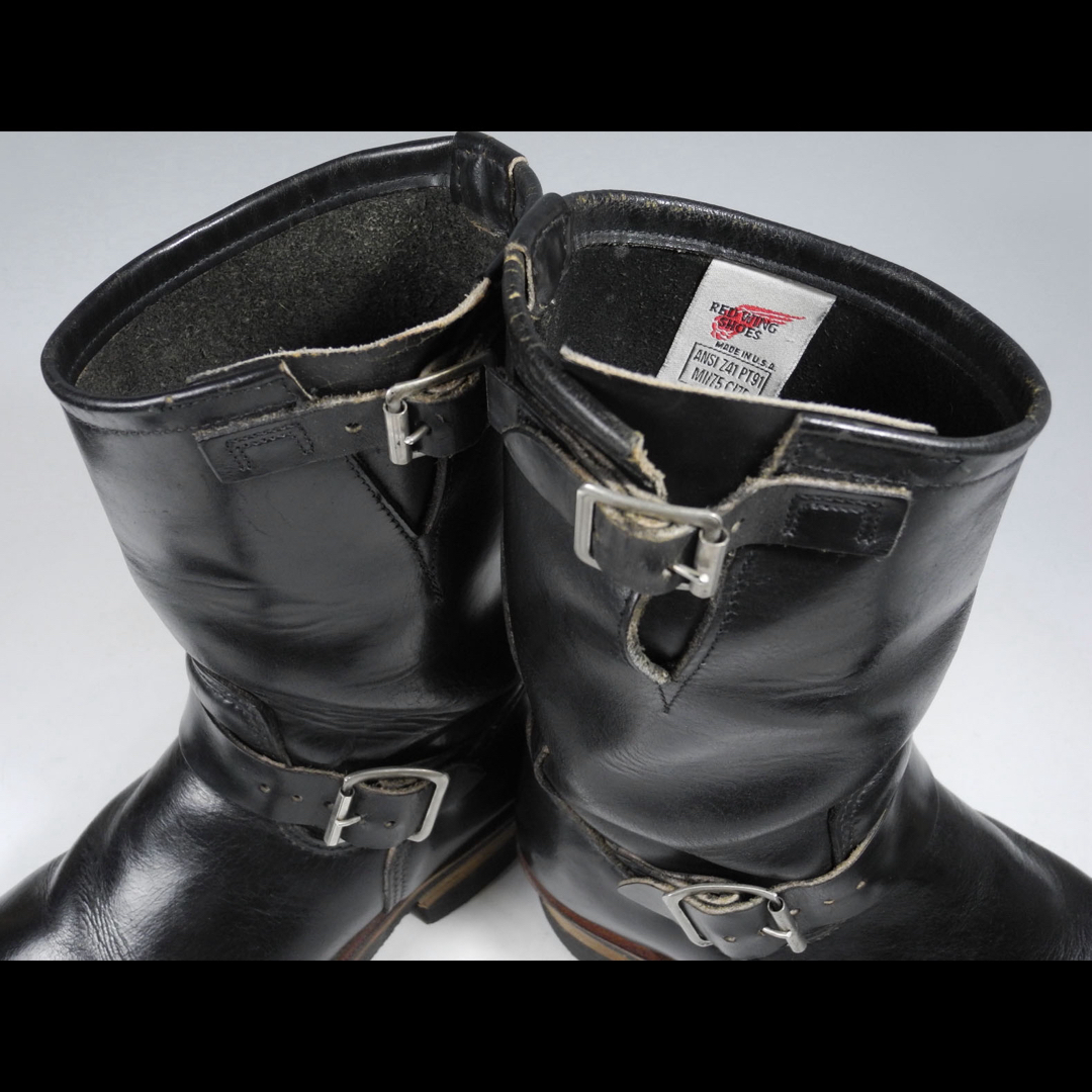 REDWING(レッドウィング)のPT91刺繍羽タグ2268エンジニアブーツ黒9268 2966 PT83 メンズの靴/シューズ(ブーツ)の商品写真