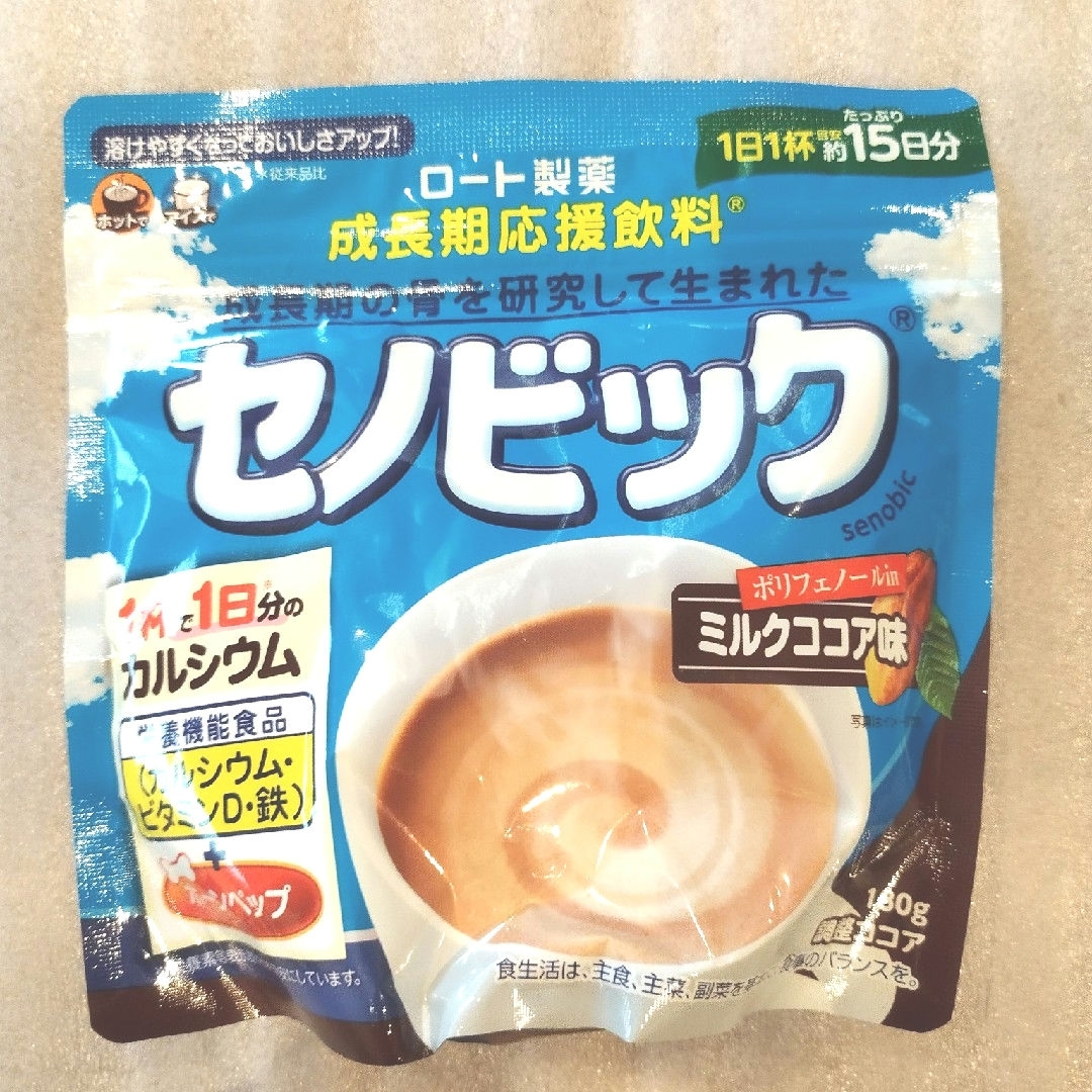 セノビック　ミルクココア味（180g）2袋 食品/飲料/酒の食品/飲料/酒 その他(その他)の商品写真