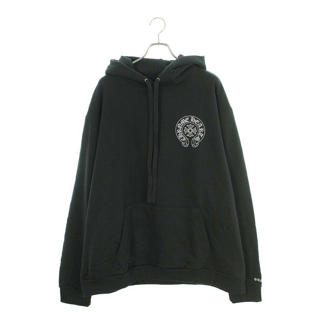 Chrome Hearts(クロムハーツ)のクロムハーツ  WWW.CHROMEHEARTS.COM SILVER GLITTER HOODIE オンライン限定グリッターバックプリントプルオーバーパーカー メンズ XXL メンズのトップス(パーカー)の商品写真