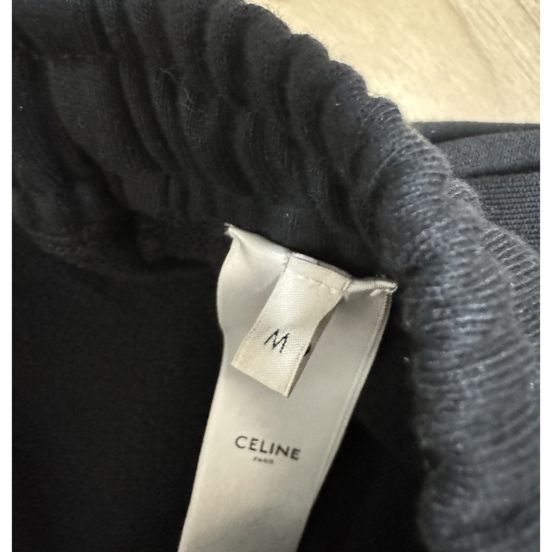 celine(セリーヌ)の国内正規　セリーヌ　スエットパンツ　ブラック　M 新品 メンズのパンツ(デニム/ジーンズ)の商品写真