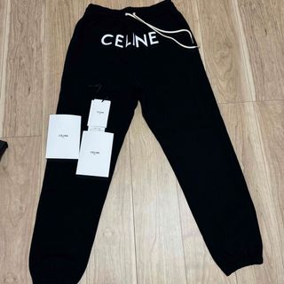 セリーヌ(celine)の国内正規　セリーヌ　スエットパンツ　ブラック　M 新品(デニム/ジーンズ)