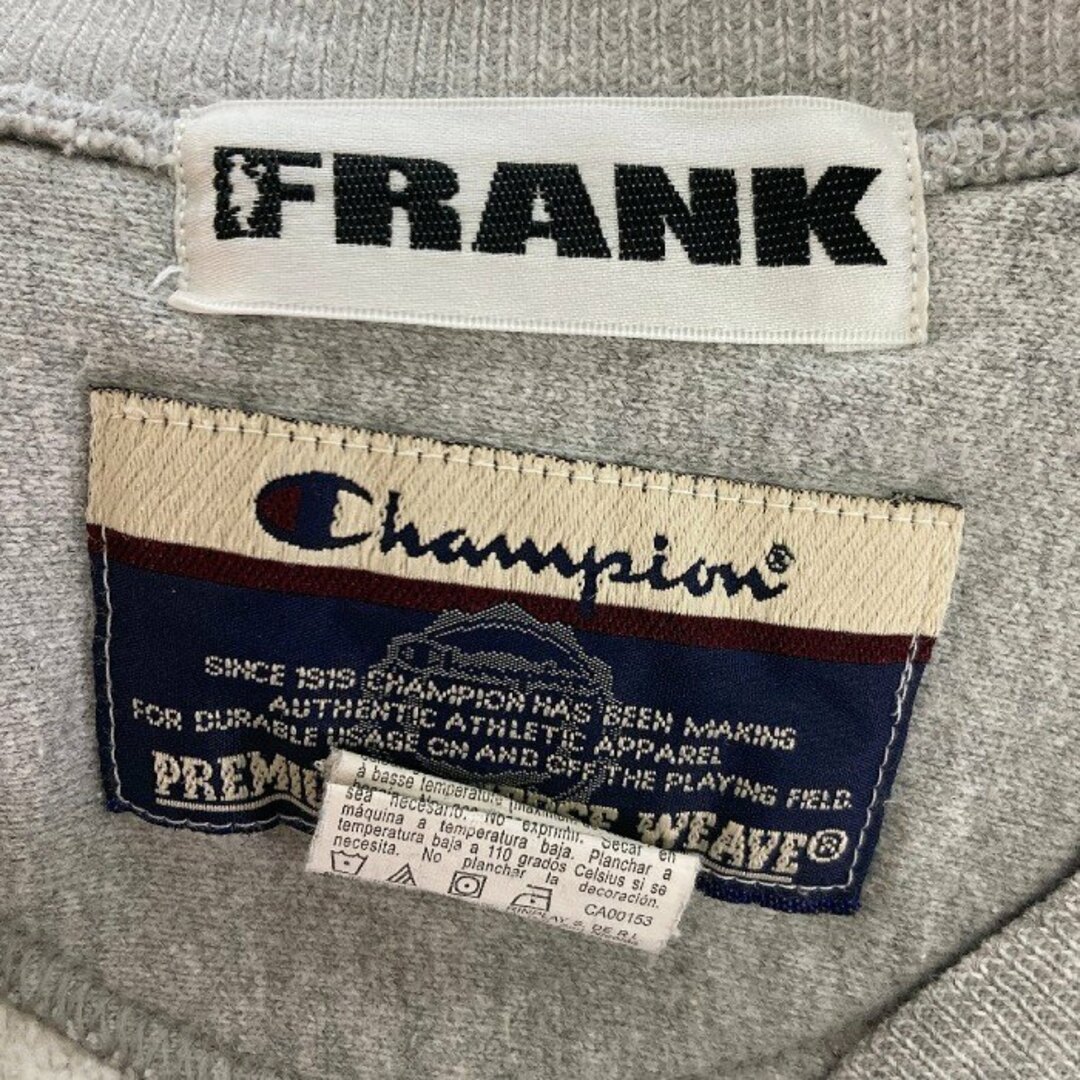 Champion(チャンピオン)の★FRANK フランク × Champion チャンピオン リバースウィーブ スウェット グレー sizeS メンズのトップス(スウェット)の商品写真