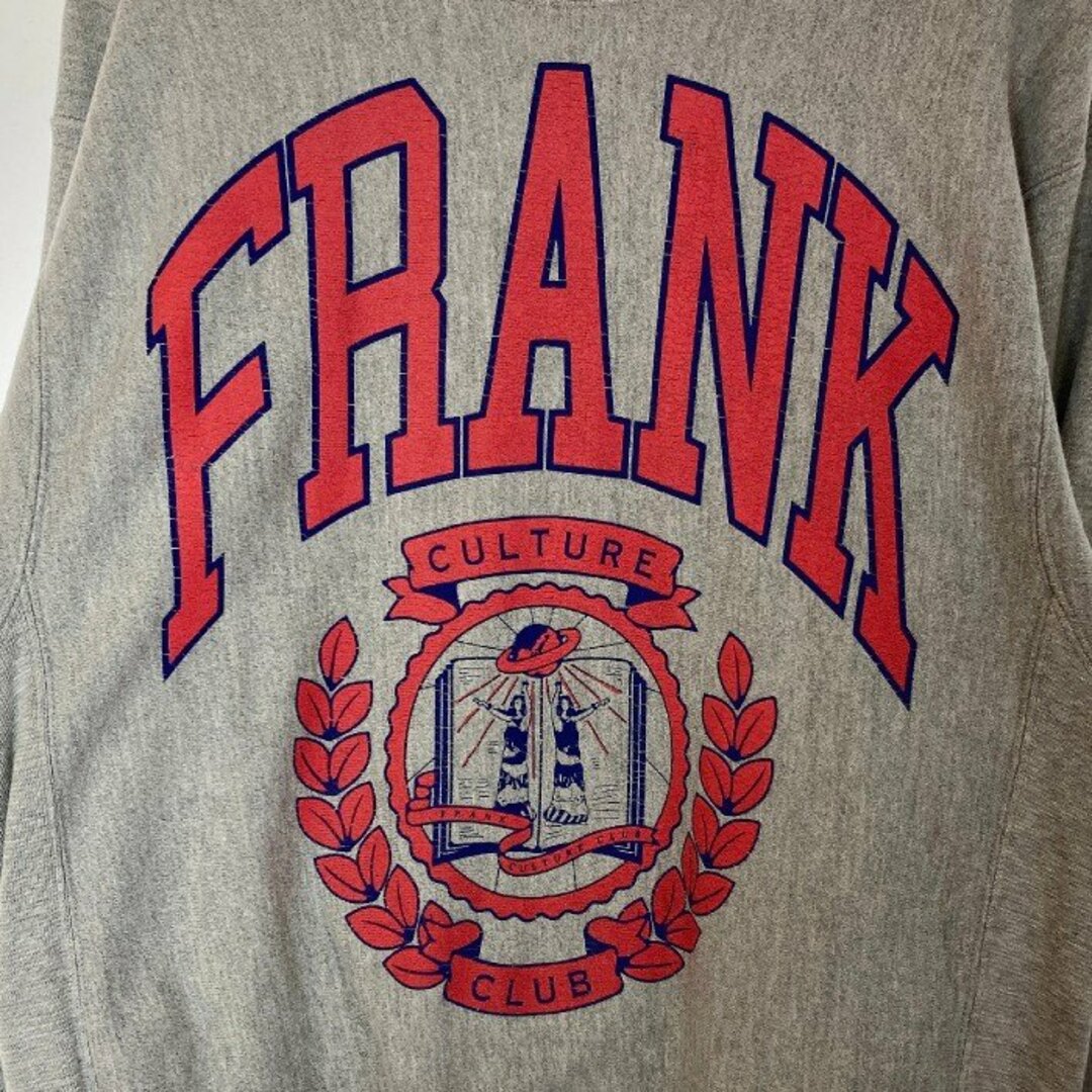 Champion(チャンピオン)の★FRANK フランク × Champion チャンピオン リバースウィーブ スウェット グレー sizeS メンズのトップス(スウェット)の商品写真