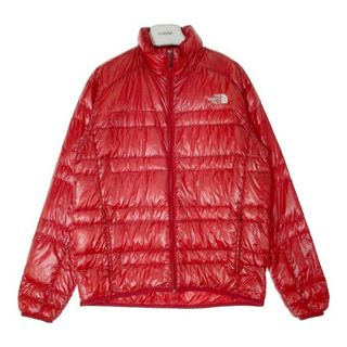 ザノースフェイス(THE NORTH FACE)の★THE NORTH FACE ノースフェイス ND18174 LIGHT HEAT JACKET ライト ヒート ダウン ジャケット レッド sizeXL(ダウンジャケット)