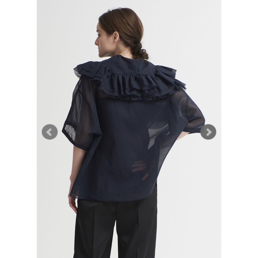 Drawer(ドゥロワー)のyori shirocon ダリアシャツドレス2022SS レディースのトップス(シャツ/ブラウス(半袖/袖なし))の商品写真