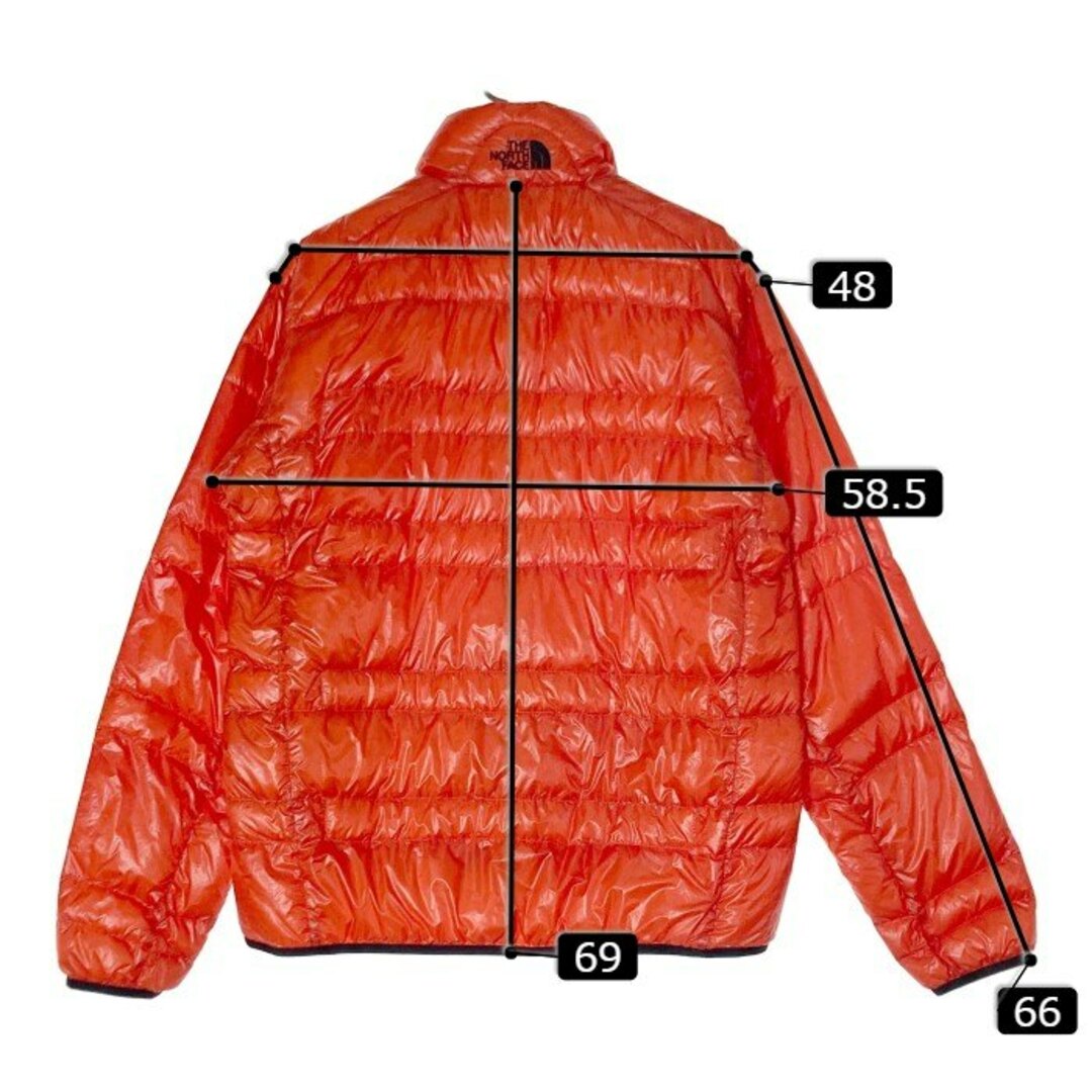 THE NORTH FACE(ザノースフェイス)の★THE NORTH FACE ノースフェイス ND18174 LIGHT HEAT JACKET ライト ヒート ダウン ジャケット オレンジ sizeXL メンズのジャケット/アウター(ダウンジャケット)の商品写真