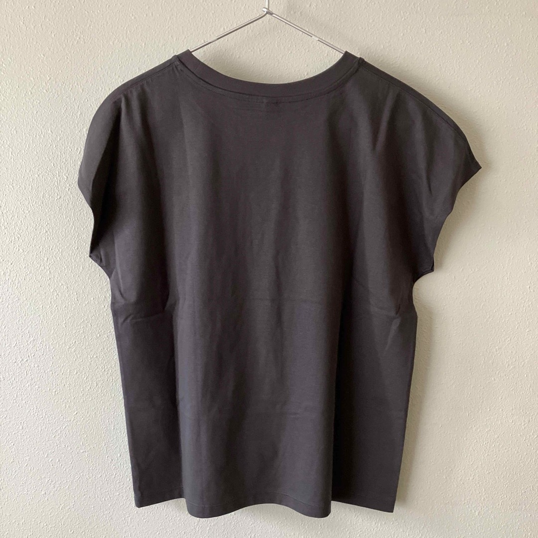 UNIQLO(ユニクロ)のユニクロ スムースコットン フレンチスリーブTシャツ M メンズのトップス(Tシャツ/カットソー(半袖/袖なし))の商品写真