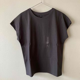 UNIQLO - ユニクロ スムースコットン フレンチスリーブTシャツ M