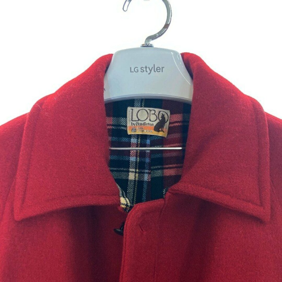 ★70's LOBO by PENDLETON ペンドルトン ウールジャケット レッド USA製 SizeL相当 メンズのジャケット/アウター(その他)の商品写真