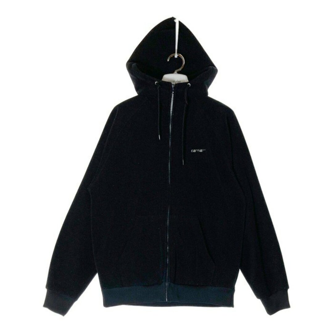 carhartt(カーハート)の★Carhartt カーハート フリース パーカー ブラック sizeL メンズのトップス(パーカー)の商品写真