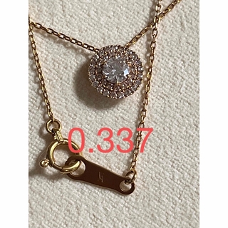 ヴァンドームアオヤマ(Vendome Aoyama)のヴァンドーム青山　ダイヤモンド　ネックレス　K18YG 0.337ct(ネックレス)