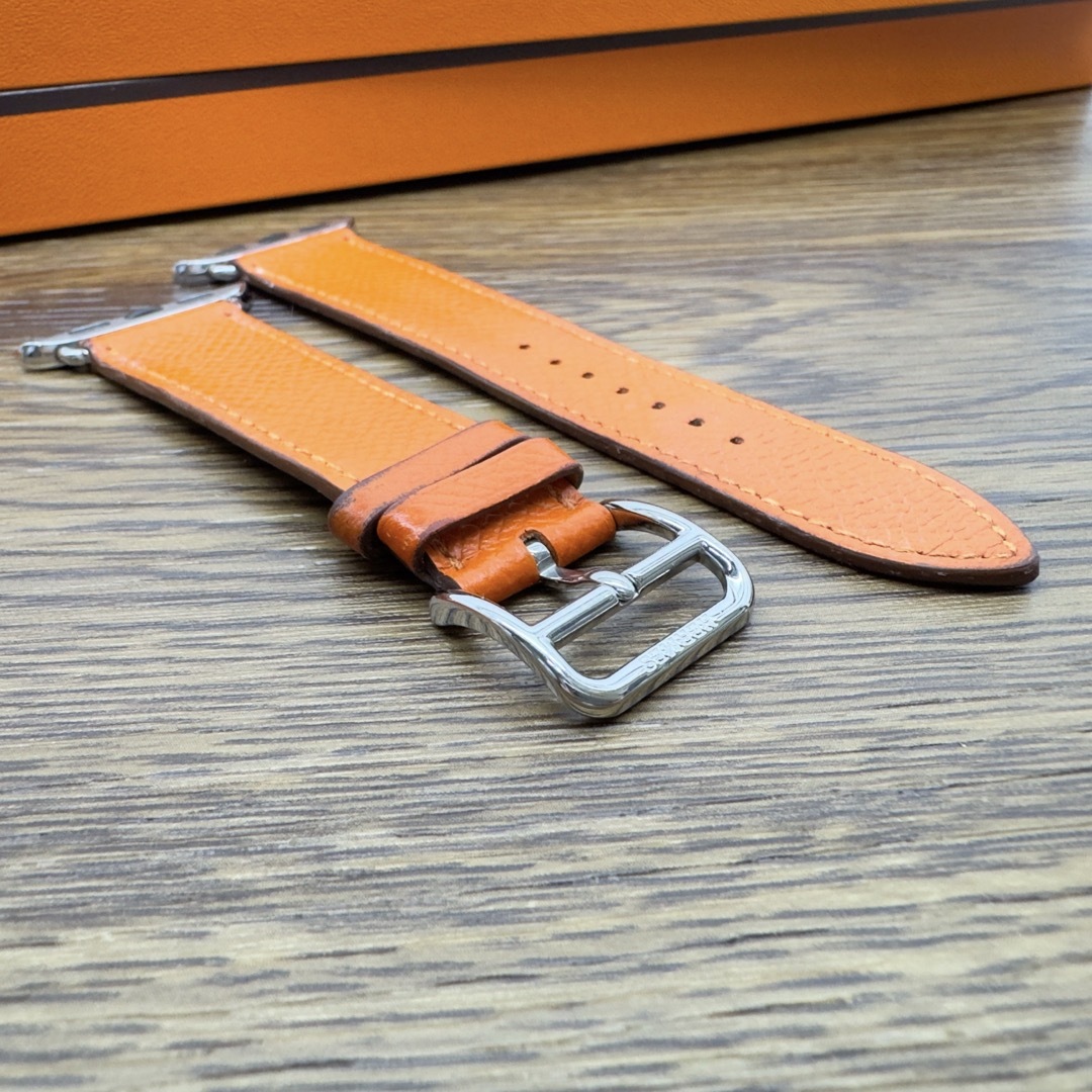 Apple(アップル)の1792 Apple Watch エルメス　オレンジ　エプソン　HERMES レディースのファッション小物(腕時計)の商品写真