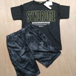 新品半袖Tシャツ、ハーフパンツ150 セットアップ(Tシャツ/カットソー)