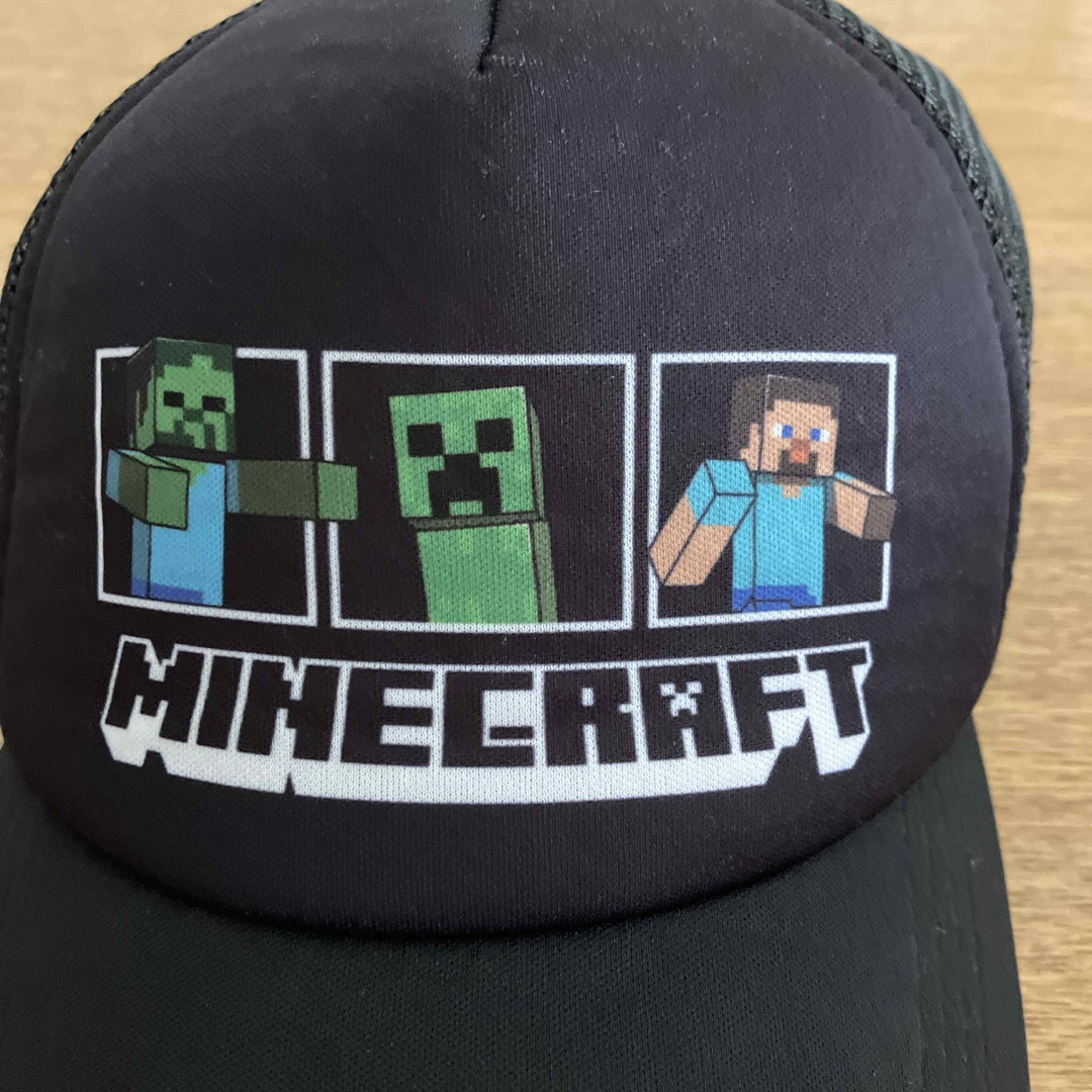 Minecraft(マインクラフト)の55-57㎝　マインクラフト　帽子　キャップ　キッズ　子供　マイクラ キッズ/ベビー/マタニティのこども用ファッション小物(帽子)の商品写真