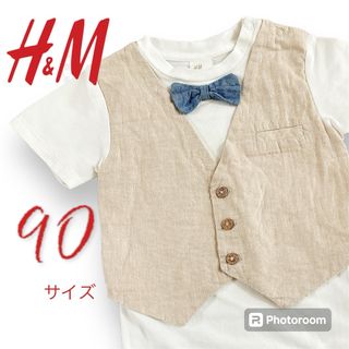 エイチアンドエム(H&M)の【H & M】エイチアンドエム  90サイズ フォーマル ロンパース セレモニー(ドレス/フォーマル)