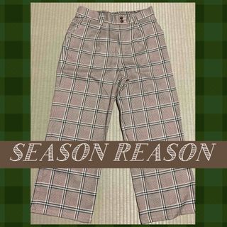 シマムラ(しまむら)のSEASON REASON  シーズンリーズン　チェック柄パンツ(カジュアルパンツ)