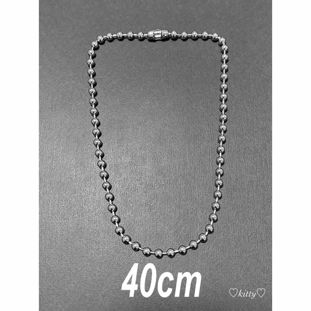 【ボールチェーンネックレス 5mm 40cm 1本】AMBUSH好きに♪ メンズのアクセサリー(ネックレス)の商品写真