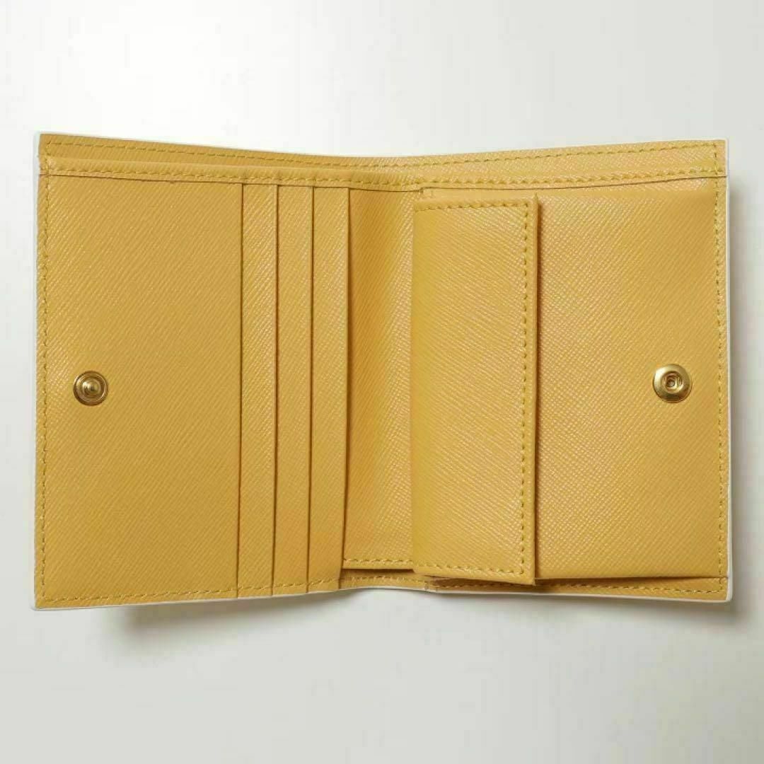 MARNI マルニ　イエロー　折り財布　ミニ財布　コンパクト財布　カードケース レディースのファッション小物(財布)の商品写真