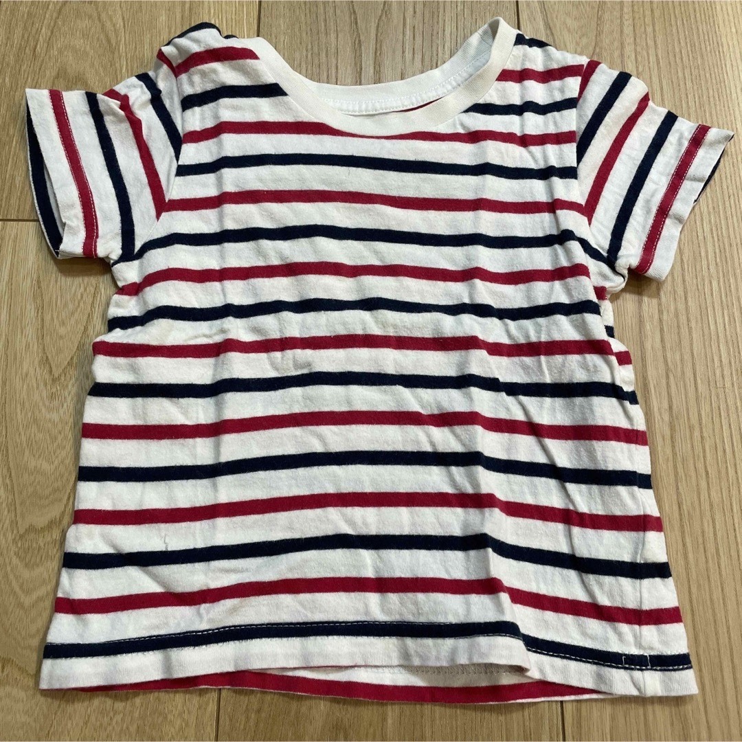 西松屋(ニシマツヤ)の女の子 半袖トップス【90〜95cm】 キッズ/ベビー/マタニティのキッズ服女の子用(90cm~)(Tシャツ/カットソー)の商品写真